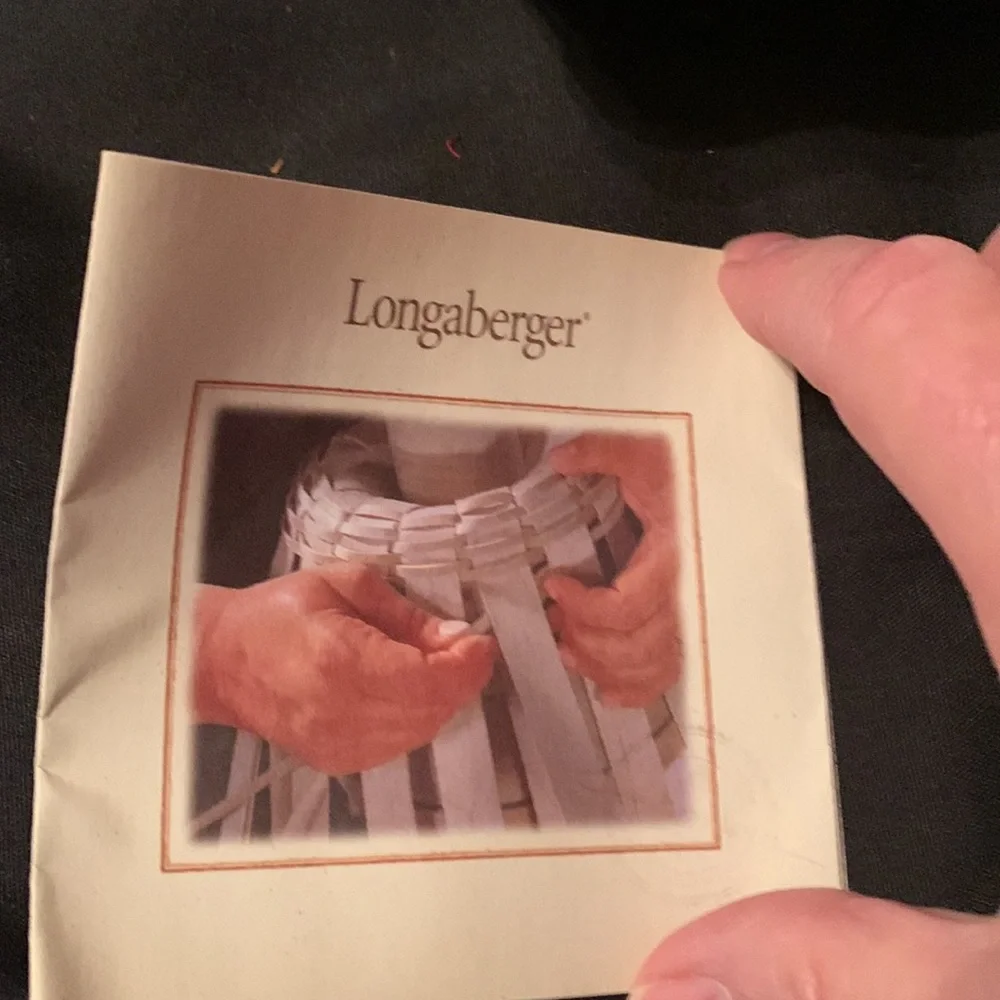 Longaberger 2005 Woven Memories Basket with Liner, Protector, and Produc…